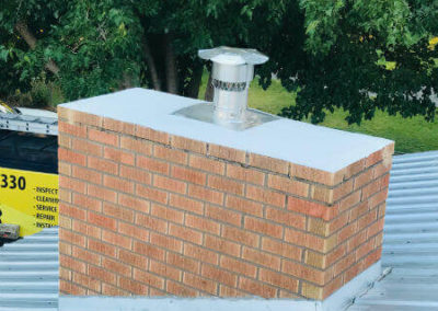 Relined Chimney With Crown Coat